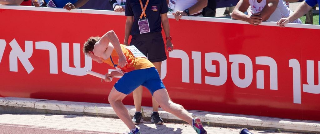 EK U 20 start 4x100 mannen